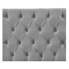 Cabeceira Sofia 160 Cm Queen Size Suede Cinza - Amarena Móveis