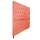 Cabeceira Sofia 195 Cm King Size Suede Coral - Amarena Móveis