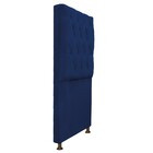 Cabeceira Sofia 90 Cm Solteiro Suede Azul Marinho - Amarena M