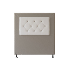 Cabeceira Solteiro 0,90m Havana Suede Bege Dal Poz Estofados