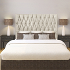 Cabeceira Solteiro 0,90m Paris Suede Bege Dal Poz Estofados