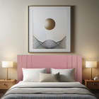 Cabeceira Solteiro 0,90m Viena Suede Rosa Dal Poz Estofados