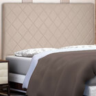 Cabeceira Solteiro 0 90m Esmeralda Suede Bege - Pallazio