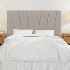 Cabeceira Solteiro 0 90m Italia Linho - Pallazio - Cappuccino