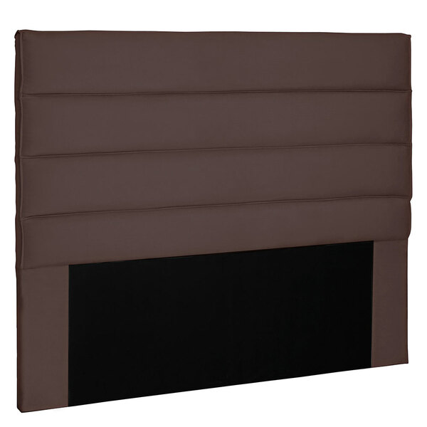 Cabeceira Solteiro 0 90m La Italiana Suede Marrom Café - Pall