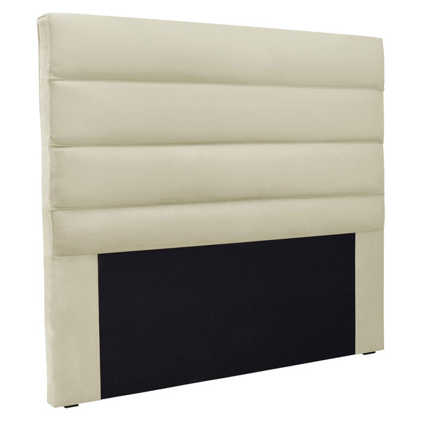 Cabeceira Solteiro 0 90m La Italiana Veludo Bege - Pallazio