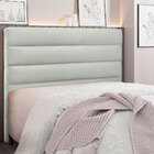 Cabeceira Solteiro 0 90m La Italiana Veludo Cinza Prata - Pal