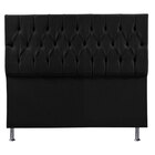 Cabeceira Solteiro 0 90m Madrid Suede Preto - Pallazio