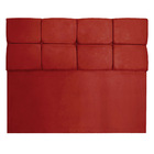 Cabeceira Solteiro 0 90m Nina Suede - Pallazio - Vermelho
