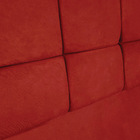 Cabeceira Solteiro 0 90m Nina Suede - Pallazio - Vermelho