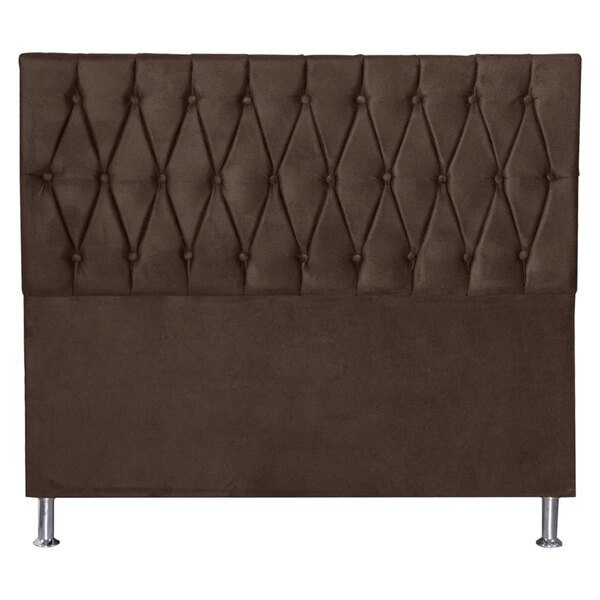 Cabeceira Solteiro 0 90m Paris Suede - Pallazio - Marrom