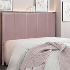 Cabeceira Solteiro 0 90m Ravenna Veludo - Pallazio - Lilás