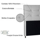 Cabeceira Solteiro 0 90m Roma Corano Cinza - Pallazio