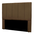 Cabeceira Solteiro 0 90m Sevilha Suede - Pallazio - Caramelo