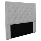 Cabeceira Solteiro 0 90m Tânia Linho Cinza Claro - Pallazio