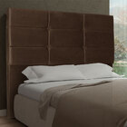 Cabeceira Solteiro 0 90m Tóquio Suede Marrom - Pallazio