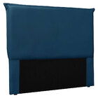 Cabeceira Solteiro 0 90m Veneza Veludo Azul Marinho - Pallazio