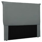 Cabeceira Solteiro 0 90m Veneza Veludo - Pallazio - Cinza Chu