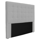 Cabeceira Solteiro 0 90m Verona Linho Cinza Claro - Pallazio