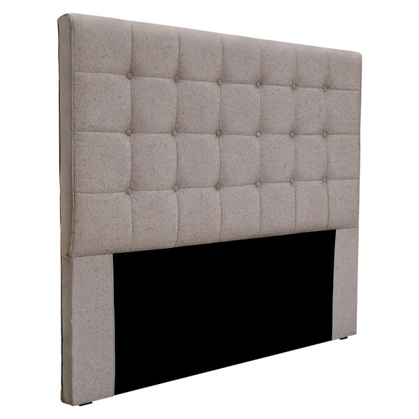 Cabeceira Solteiro 0 90m Verona Linho Rústico Areia - Pallazio