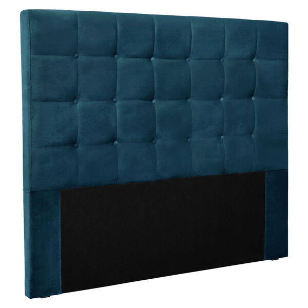 Cabeceira Solteiro 0 90m Verona Veludo Azul Marinho - Pallazio