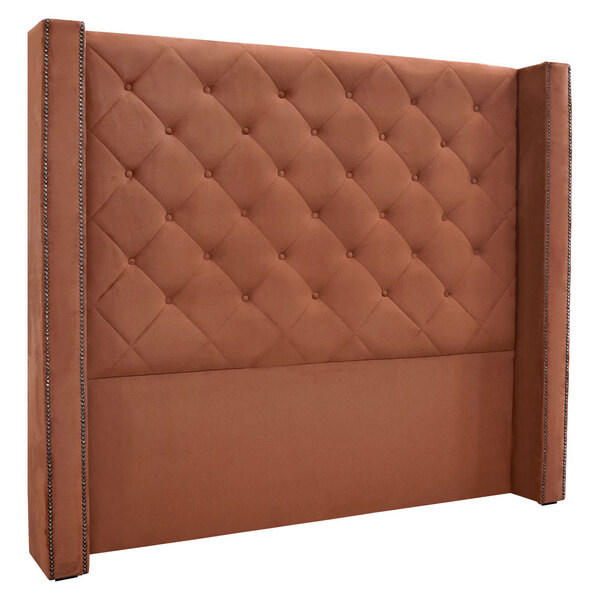 Cabeceira Solteiro 0 90m Vicenza Veludo - Pallazio - Cobre