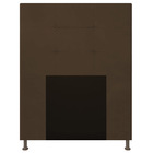 Cabeceira Solteiro 0 90m Zurique Suede - Pallazio - Marrom