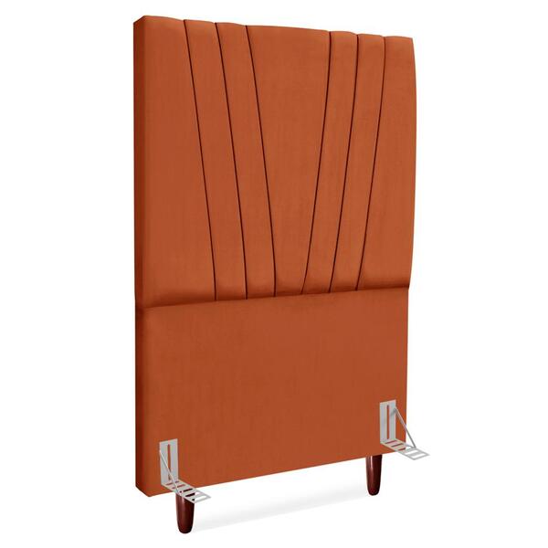 Cabeceira Solteiro 100 Cm Com Frame Belgica Suede Artte