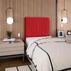 Cabeceira Solteiro 100 Cm Com Frame Belgica Suede Artte