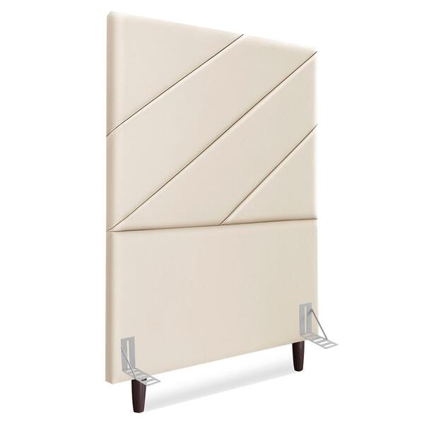 Cabeceira Solteiro 100 Cm Com Frame Cristal Corino Artte