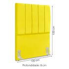 Cabeceira Solteiro 100 Cm Com Frame Dalia Suede Artte