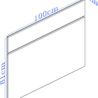 Cabeceira Solteiro 100% Mdf Select Belmax Freijó