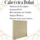 Cabeceira Solteiro 88 Cm Dubai Veludo Soon
