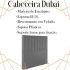 Cabeceira Solteiro 88 Cm Dubai Veludo Soon