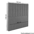 Cabeceira Solteiro 88 Cm Dubai Veludo Soon