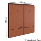 Cabeceira Solteiro 88 Cm Lizz Veludo Soon