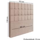 Cabeceira Solteiro 88 Cm Lots Veludo Soon