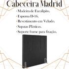 Cabeceira Solteiro 88 Cm Madrid Veludo Soon