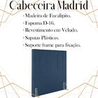 Cabeceira Solteiro 88 Cm Madrid Veludo Soon