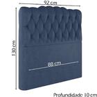 Cabeceira Solteiro 88 Cm Milan Veludo Soon