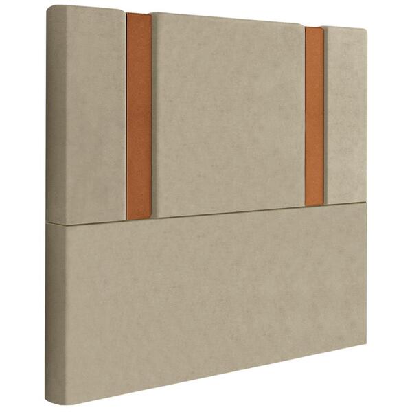 Cabeceira Solteiro 88 Cm Veron Veludo Soon