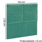 Cabeceira Solteiro 90 Cm Barcel Veludo Peer