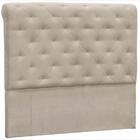 Cabeceira Solteiro 90 Cm Buona Notte Suede Liso Suede Bege