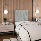 Cabeceira Solteiro 90 Cm Com Frame Belgica Suede Artte