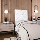 Cabeceira Solteiro 90 Cm Com Frame Cristal Corino Artte