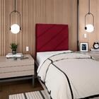 Cabeceira Solteiro 90 Cm Com Frame Cristal Suede Artte