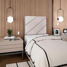 Cabeceira Solteiro 90 Cm Com Frame Cristal Suede Artte