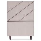 Cabeceira Solteiro 90 Cm Com Frame Cristal Suede Artte