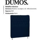 Cabeceira Solteiro 90 Cm Dumos Veludo Peer