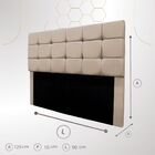 Cabeceira Solteiro 90 Cm Estofada Mali Em Suede Com Frame Cin